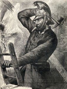 Brandmand, illustration fra 